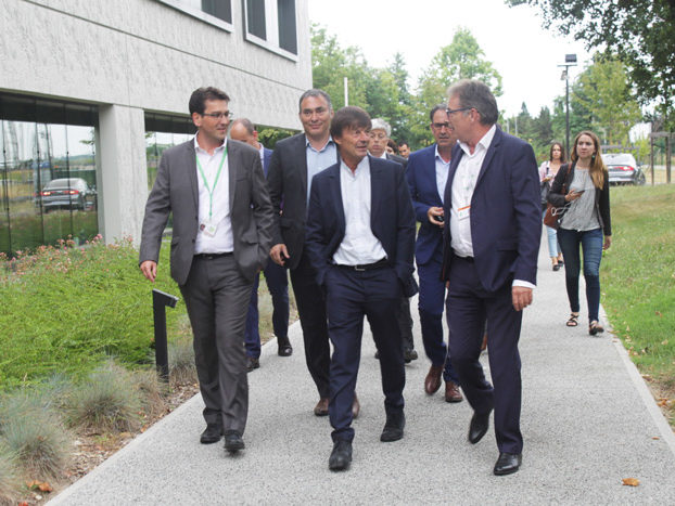 Visite Nicolas Hulot Axel'One